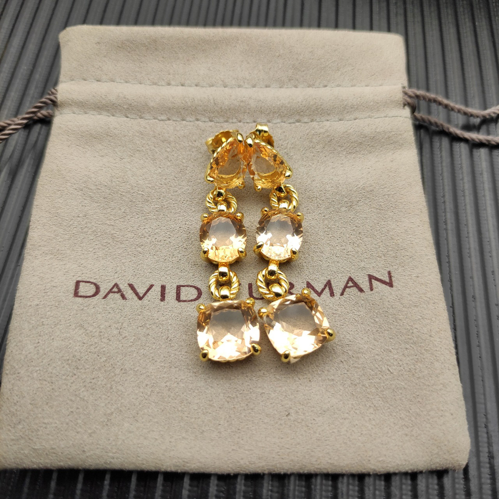 David Yurman Marbella Earrings with Champagne Diamonds